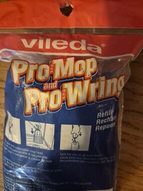 Vileda Pro Mop Pro Wring Refill Mop Head - New Old Stock, Discontinued 2002/2003